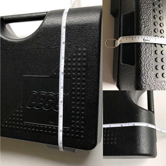 Vintage LEGO Storage Carrying Case Box Container Black 1997 - Picture 9 of 16